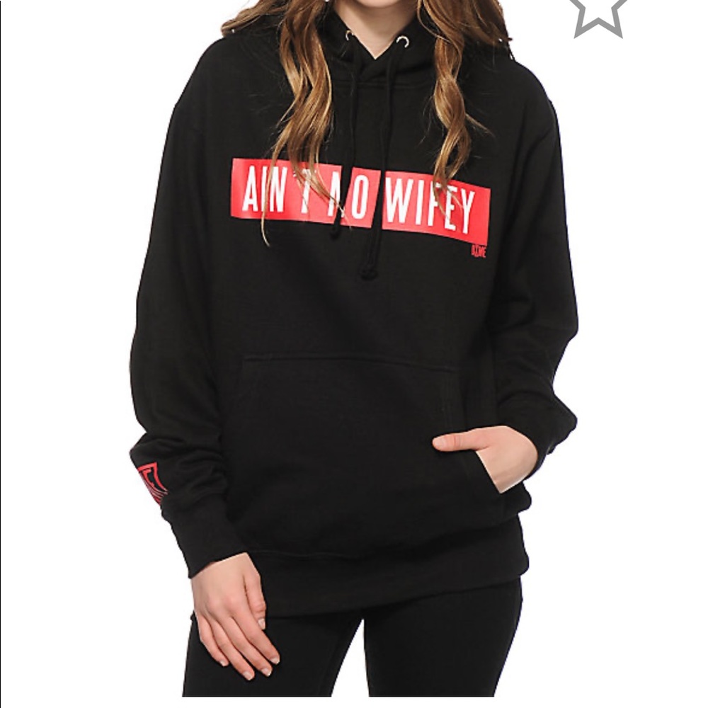 Dimepiece LA Aint No Wifey Hoodie Sz L - EUC